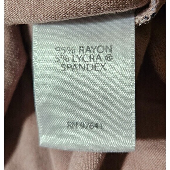 J Jill Wearever V-Neck Floral Back Pleat Short Sleeve Tunic Top Size XL - Picture 7 of 9